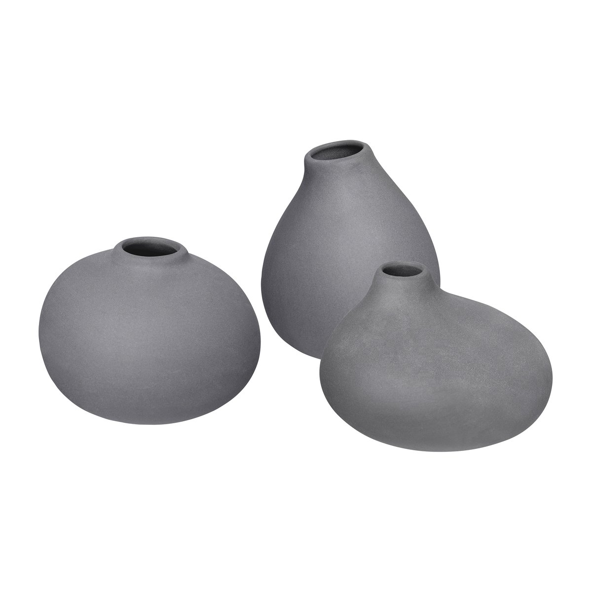 blomus Nona vase 3-pakning Pewter
