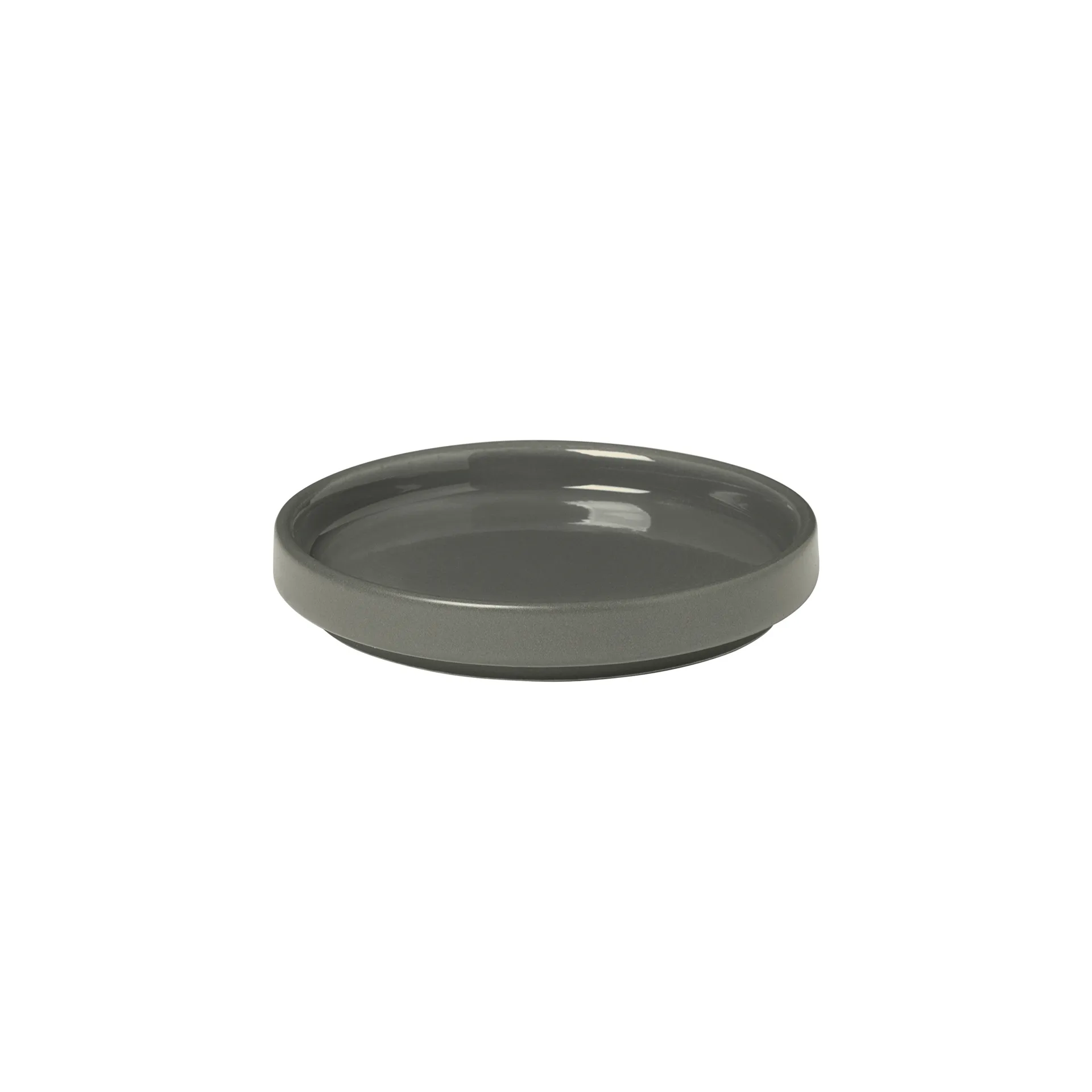 Pilar asjett Ø 10 cm, Pewter blomus