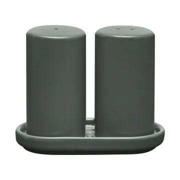 Pilar salt- og pepperkar 2 deler - Agave Green, Ø4,5x11,5 cm - blomus