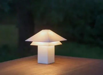 Sanaka bordlampe portabel - White - blomus