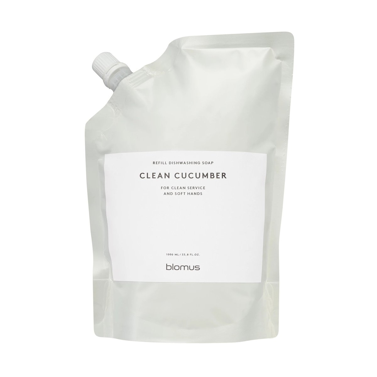 blomus Satomi refill oppvaskmiddel Clean Cucumber 1000 ml