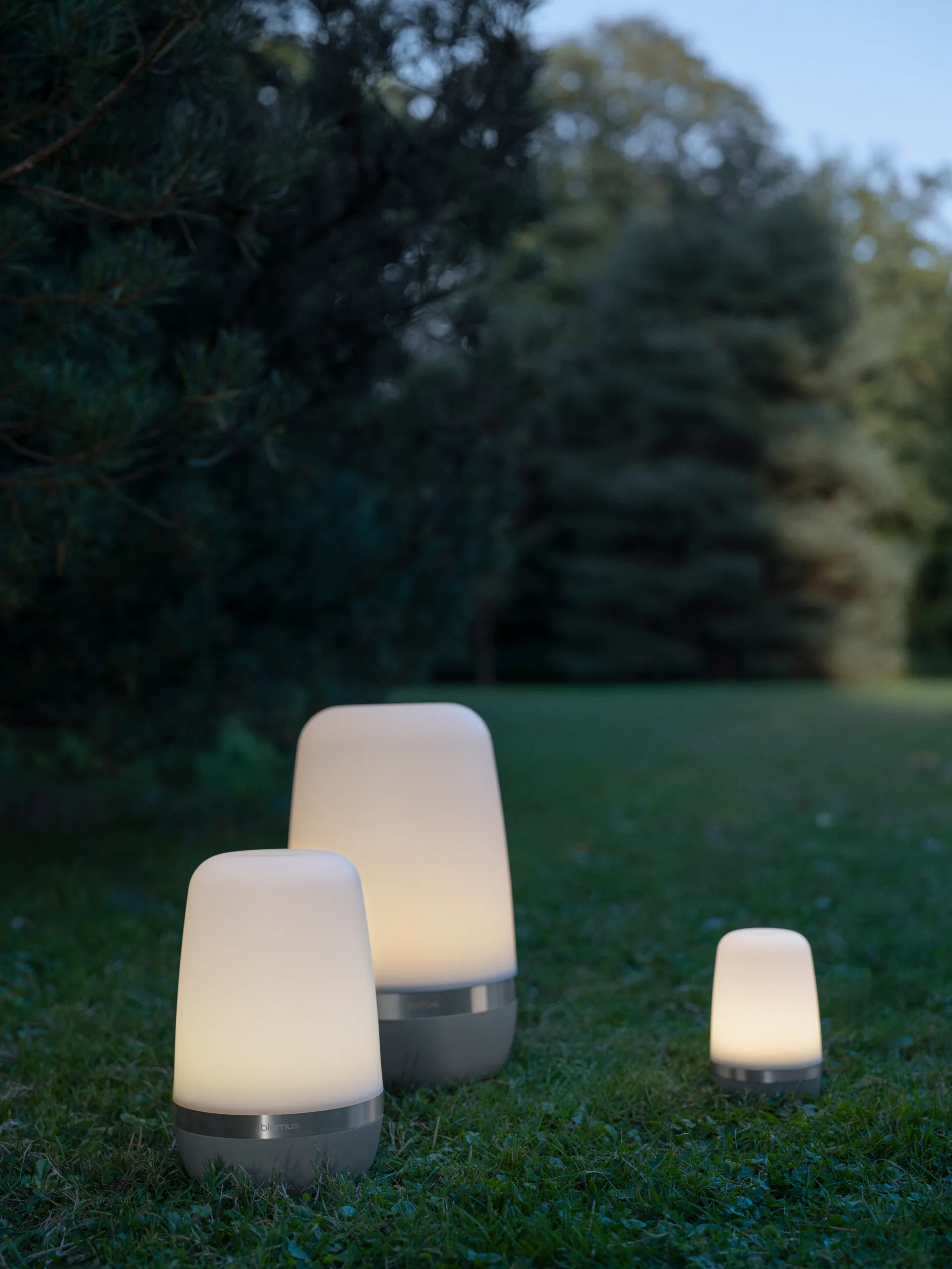 Spirit LED-lampe 35 cm, Pine gray blomus