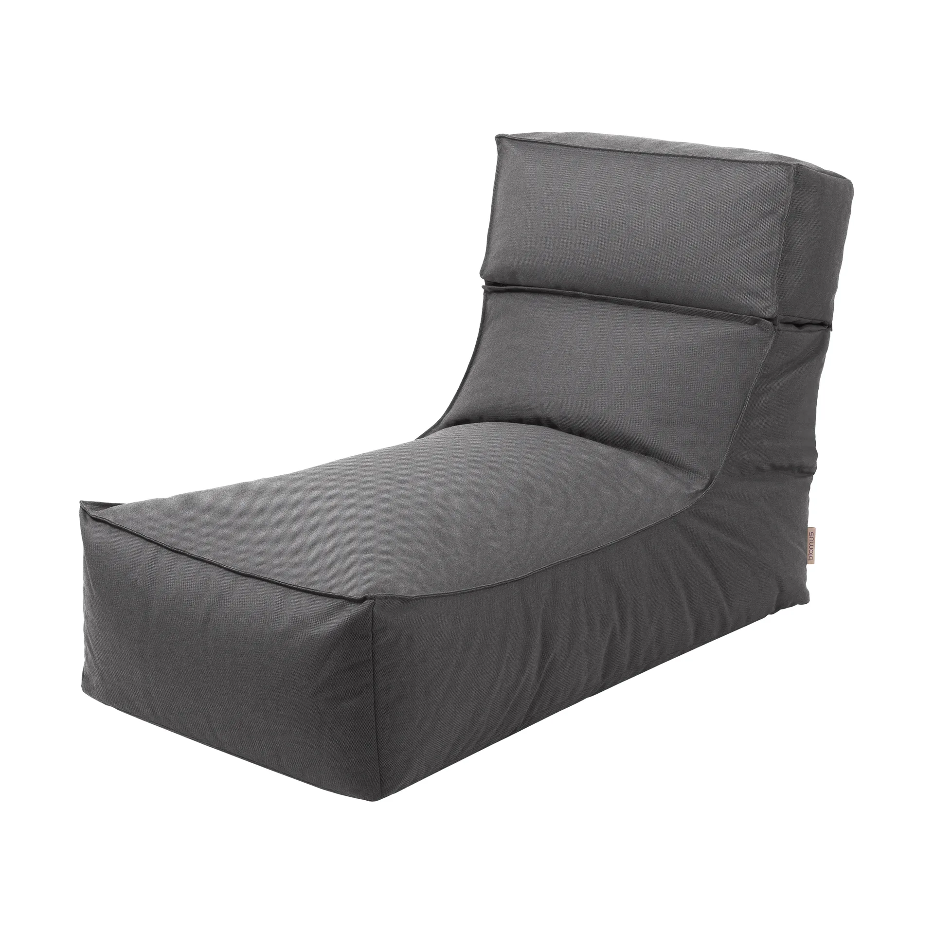 STAY loungestol sittepuff 60x120 cm, Coal blomus