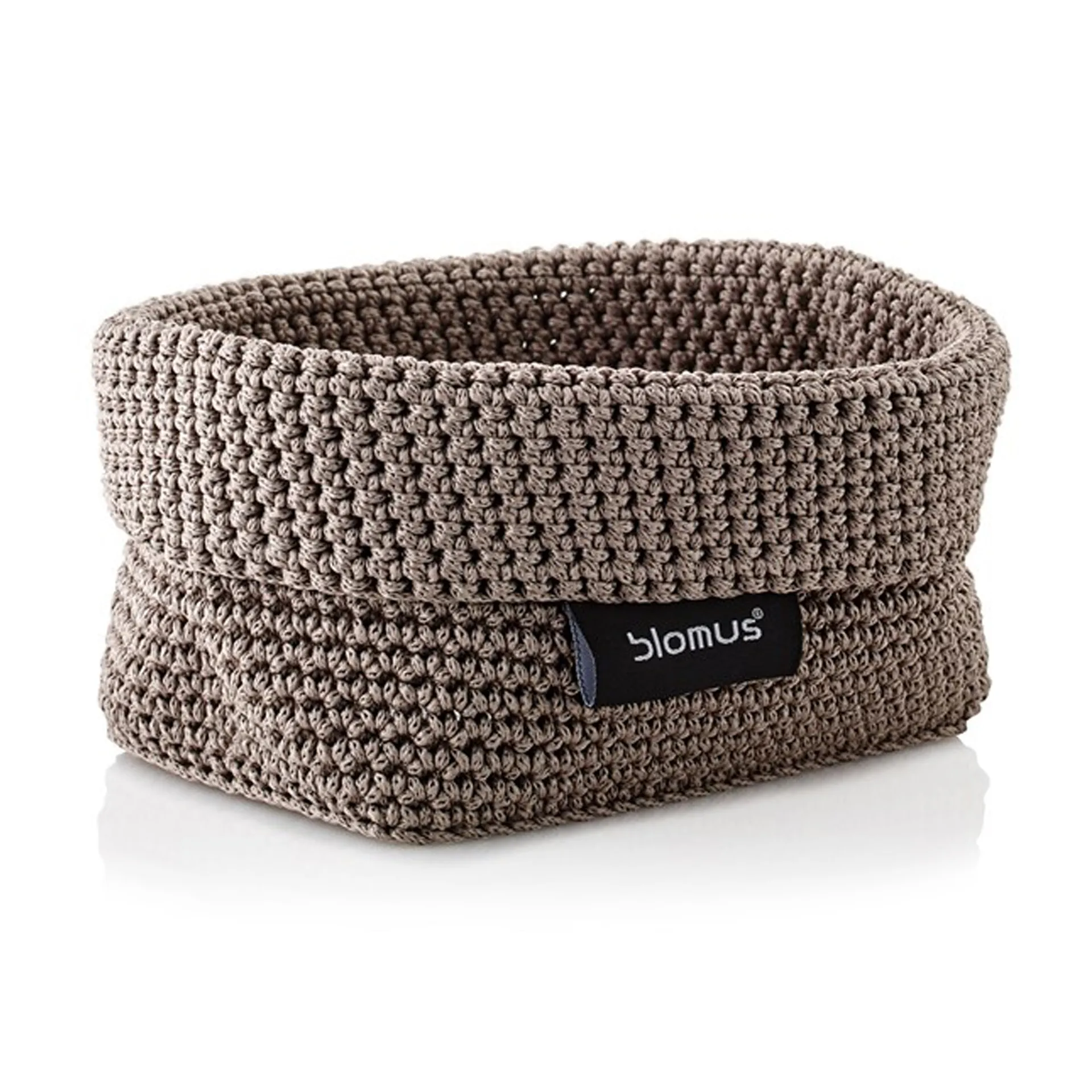 Tela tekstilkurv M 10 x 15 cm, Taupe blomus