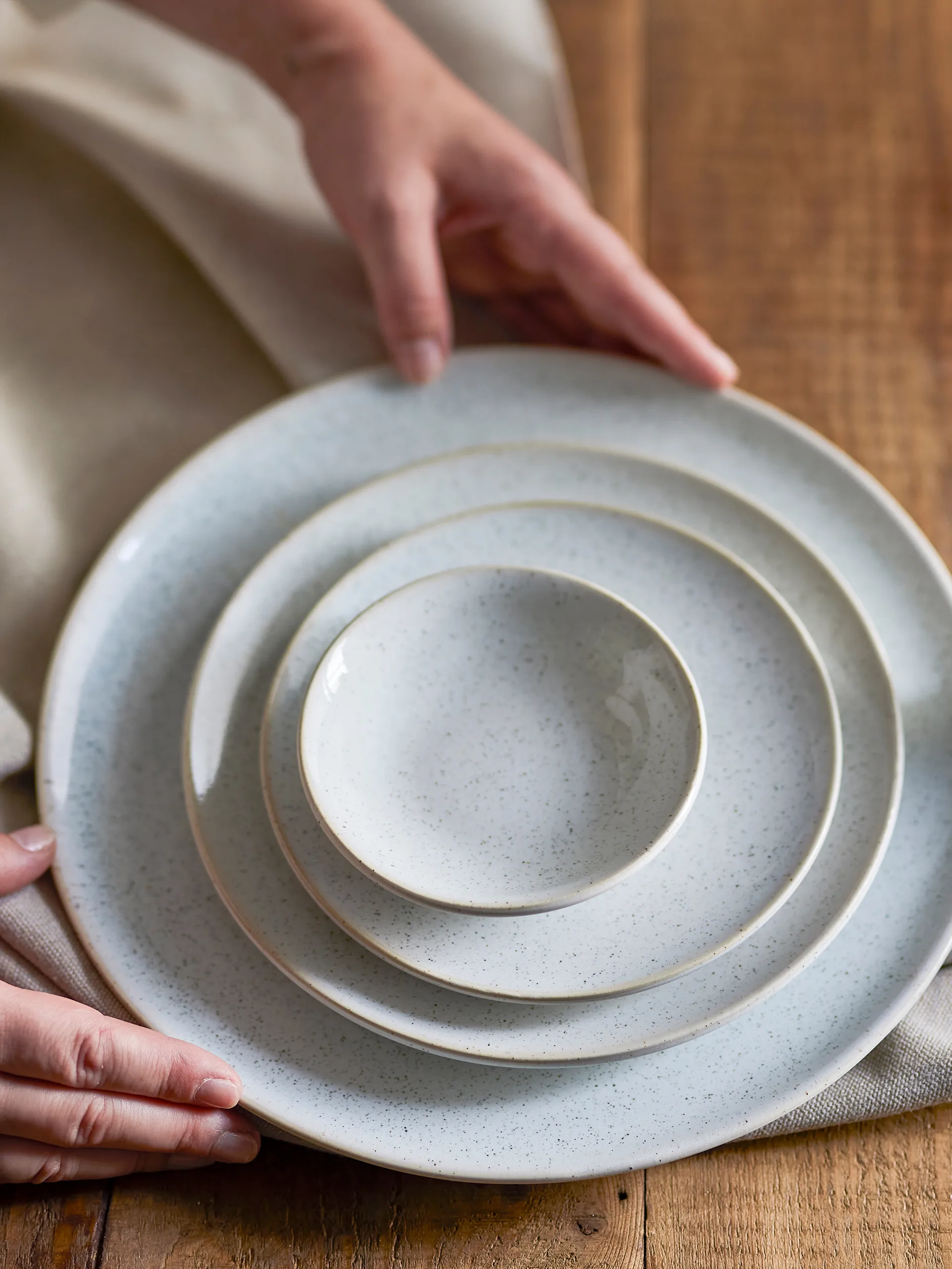 Addison asjett Ø16 cm, Hvit Bloomingville