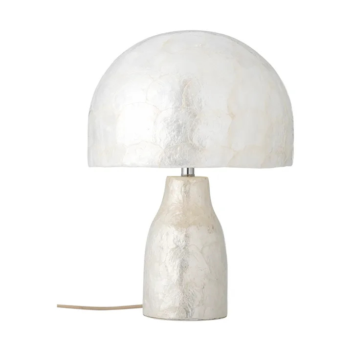 Adria bordlampe - Nature, Mother of pearl - Bloomingville