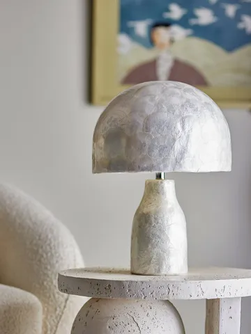 Adria bordlampe - Nature, Mother of pearl - Bloomingville
