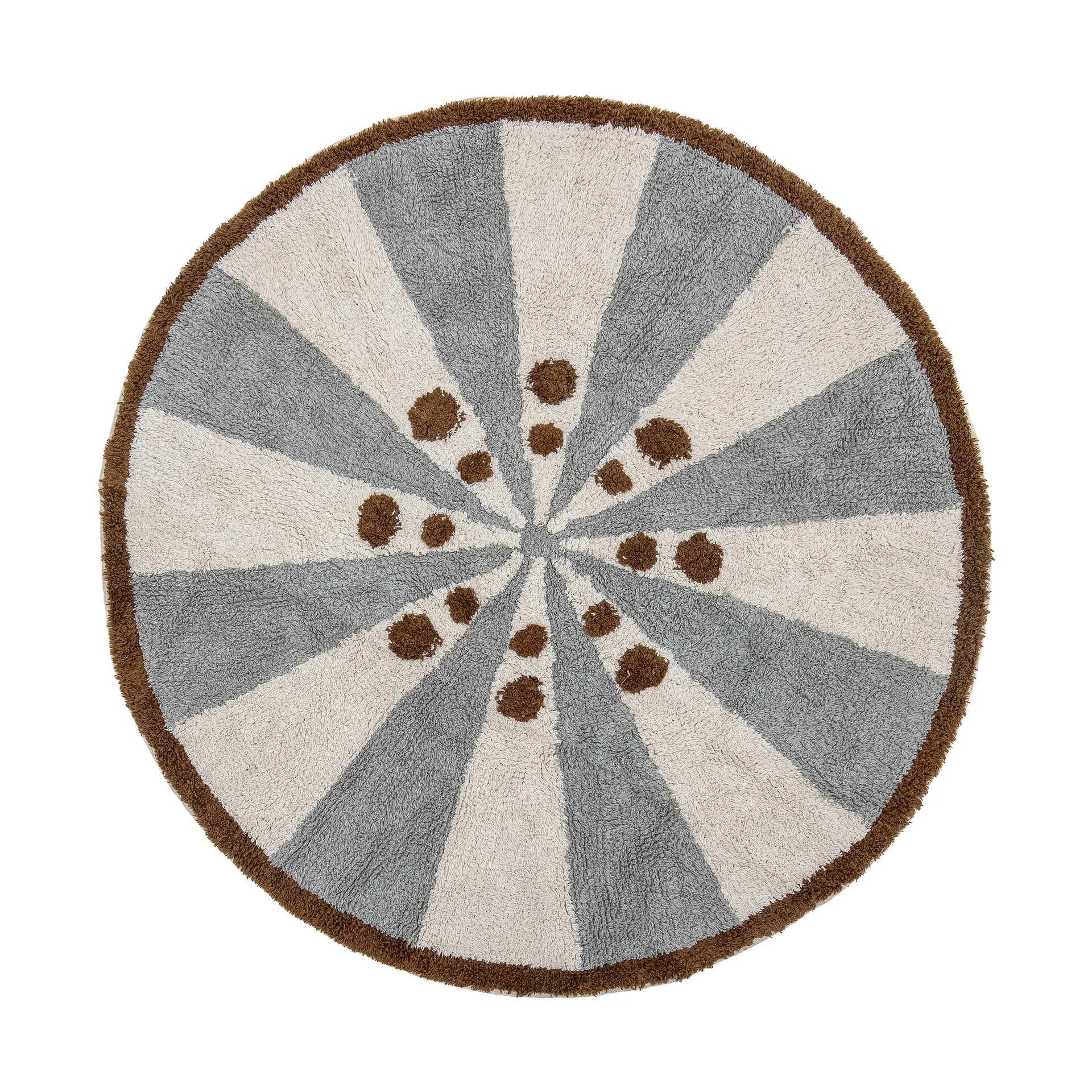 Anker teppe Ø110 cm, Blue Bloomingville