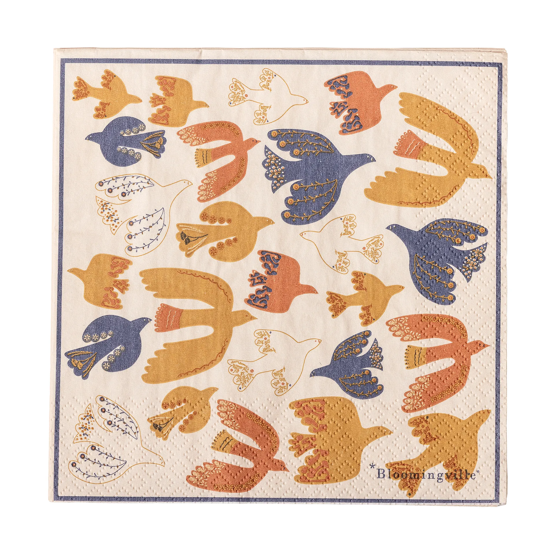 Anniversary papirserviett 20-pakning, Gul Bloomingville