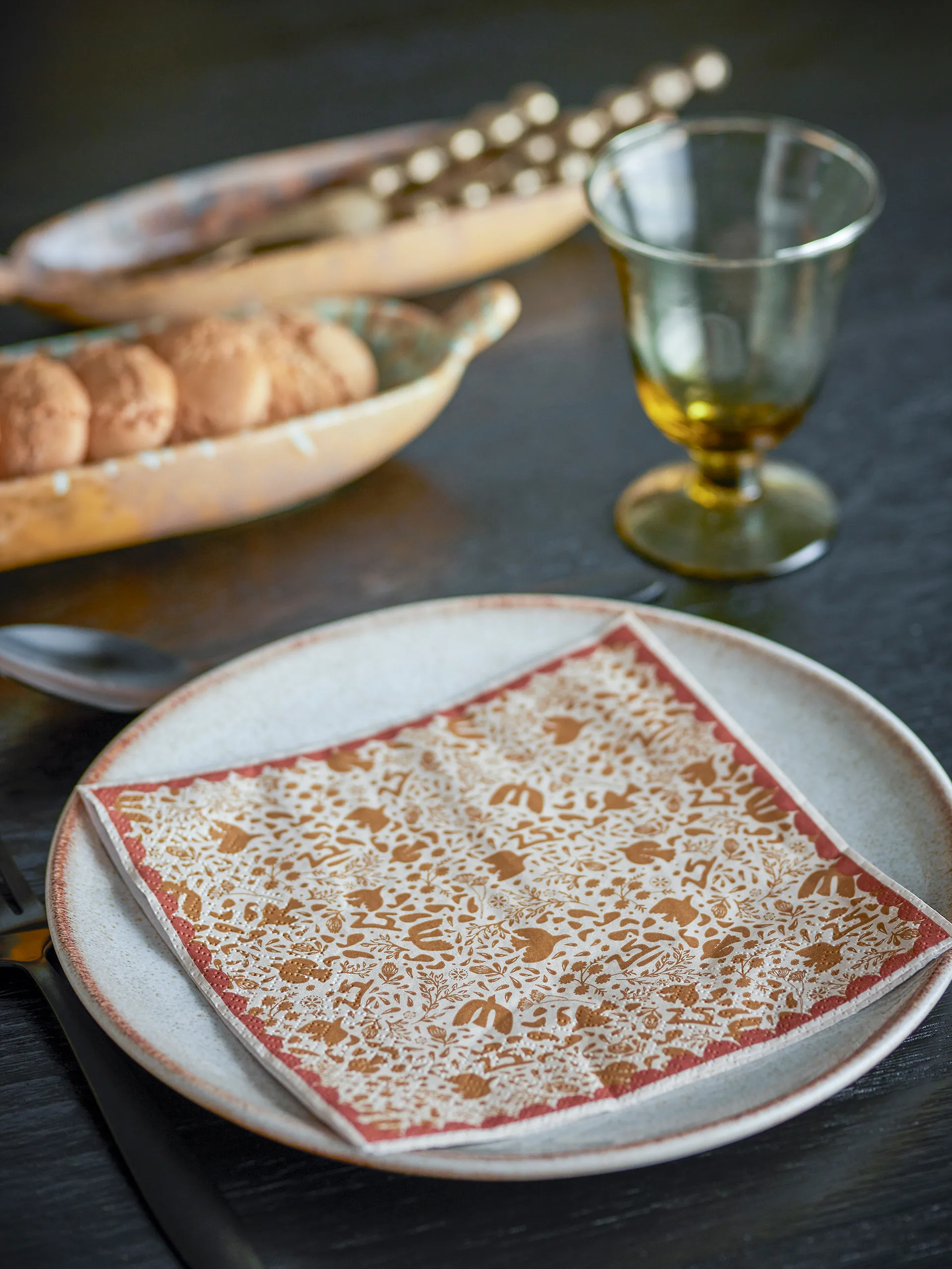 Anniversary papirserviett 20-pakning, Gul Bloomingville