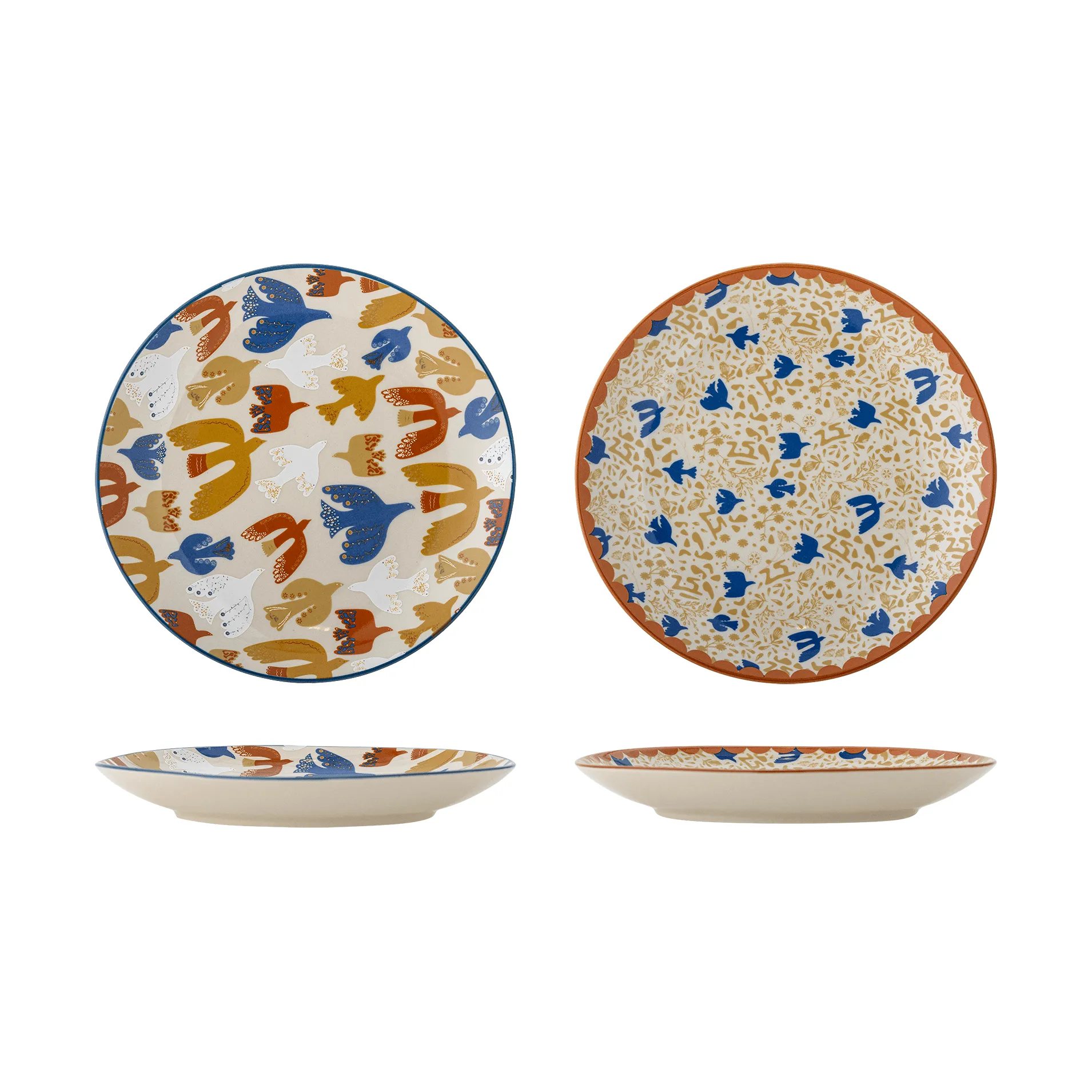 Anniversary tallerken, Multi, Ø20 cm, 2 deler Bloomingville