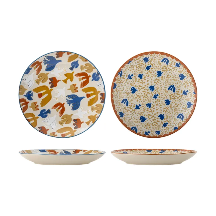 Anniversary tallerken - Multi, Ø25 cm, 2 deler - Bloomingville