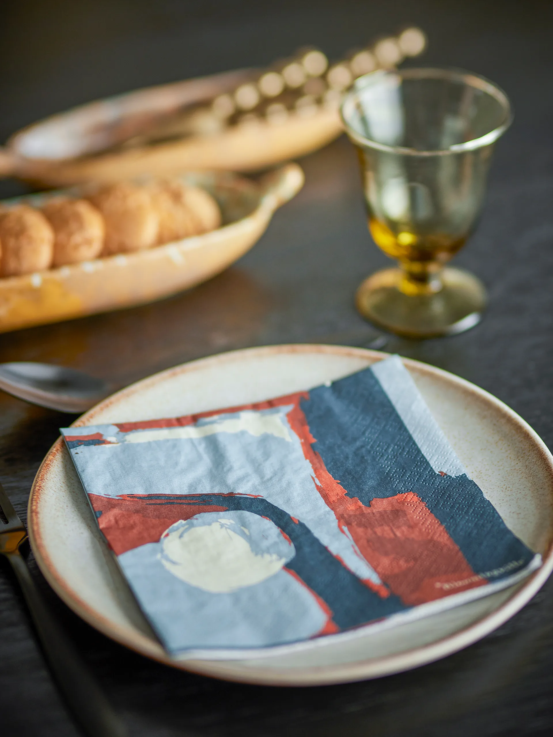 Arty papirtørkle 20-pakning, Blå Bloomingville