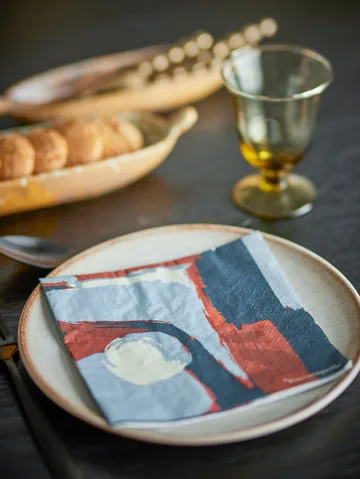 Arty papirtørkle 20-pakning - Blå - Bloomingville