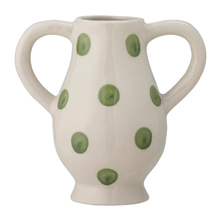 Asrin vase 15 cm, Hvit-grønn Bloomingville