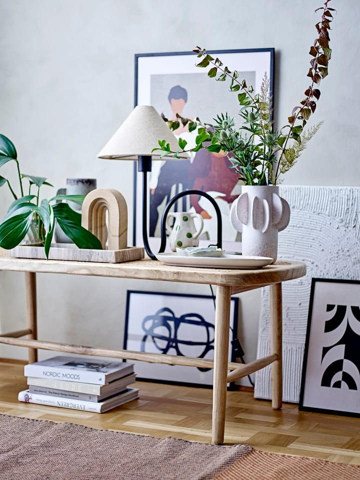 Asrin vase 15 cm, Hvit-grønn Bloomingville