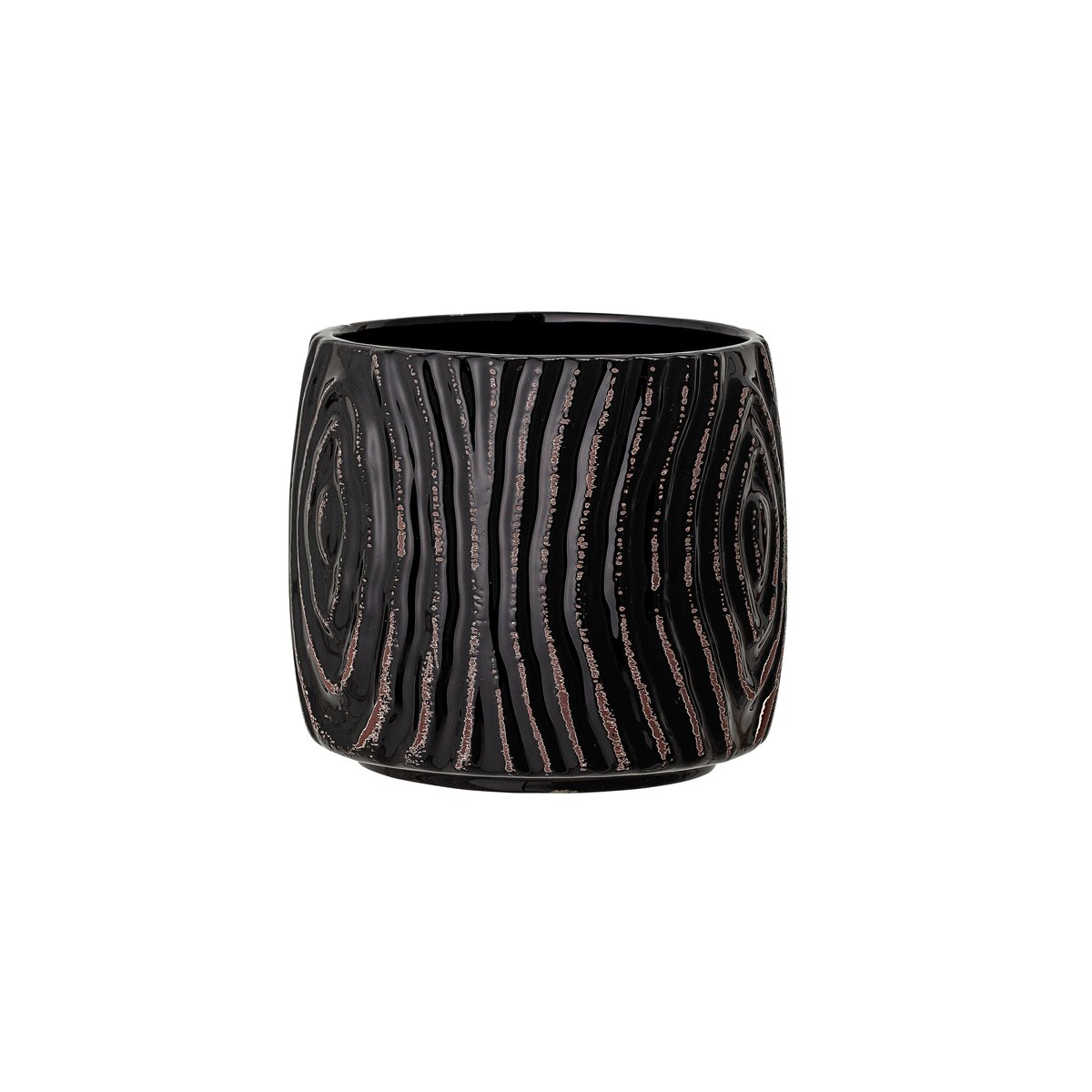 Bloomingville Atena krukke Ø13,5 cm Svart