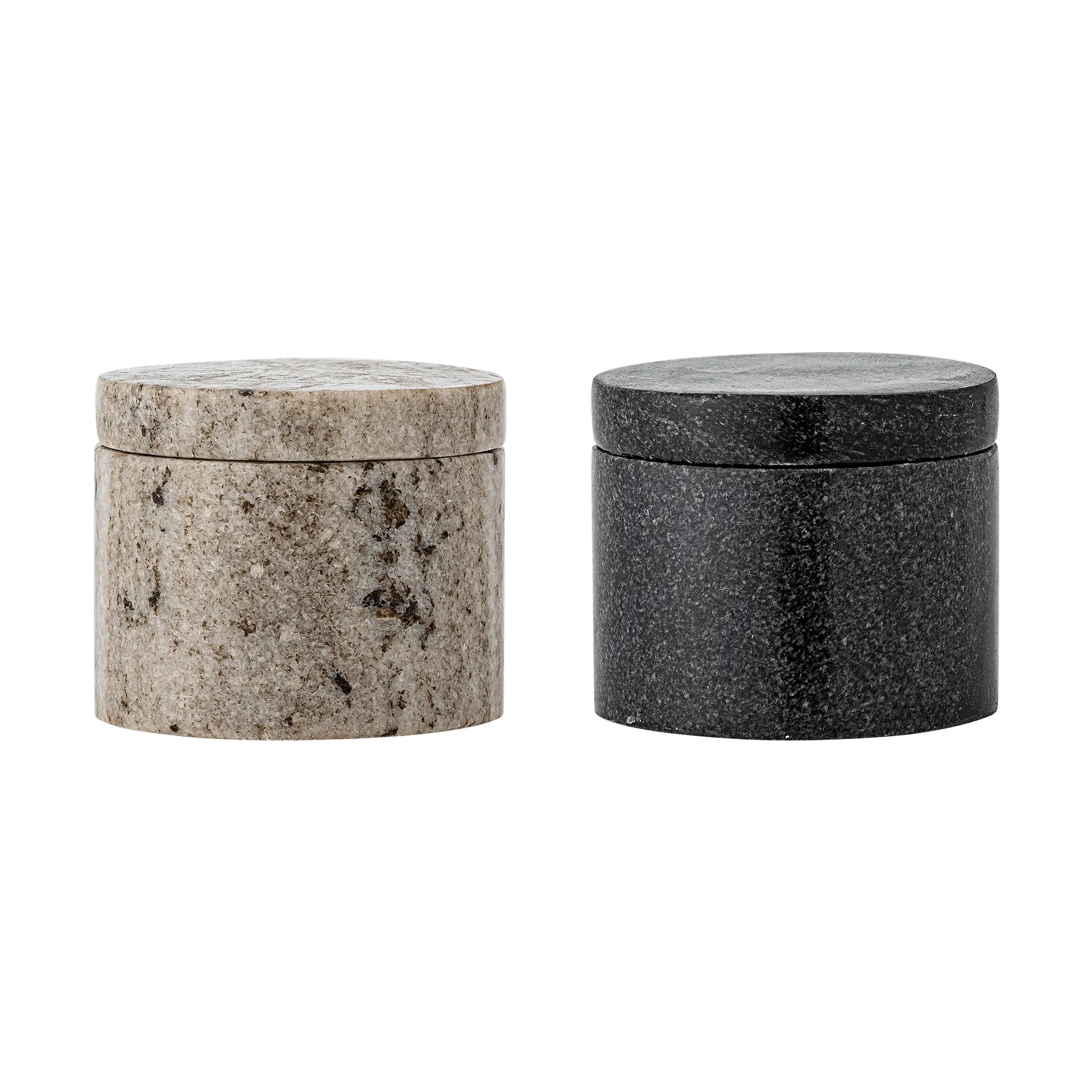 Avani salt og pepperkar, Multi Marble, 2 deler Bloomingville