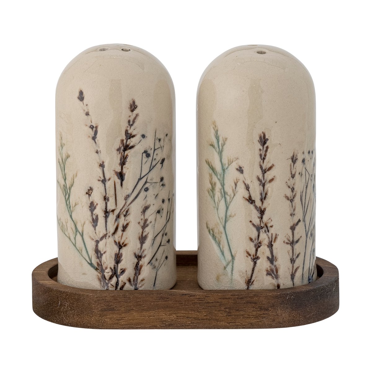 Bloomingville - Bea salt- og pepperbøsse 11 cm natur