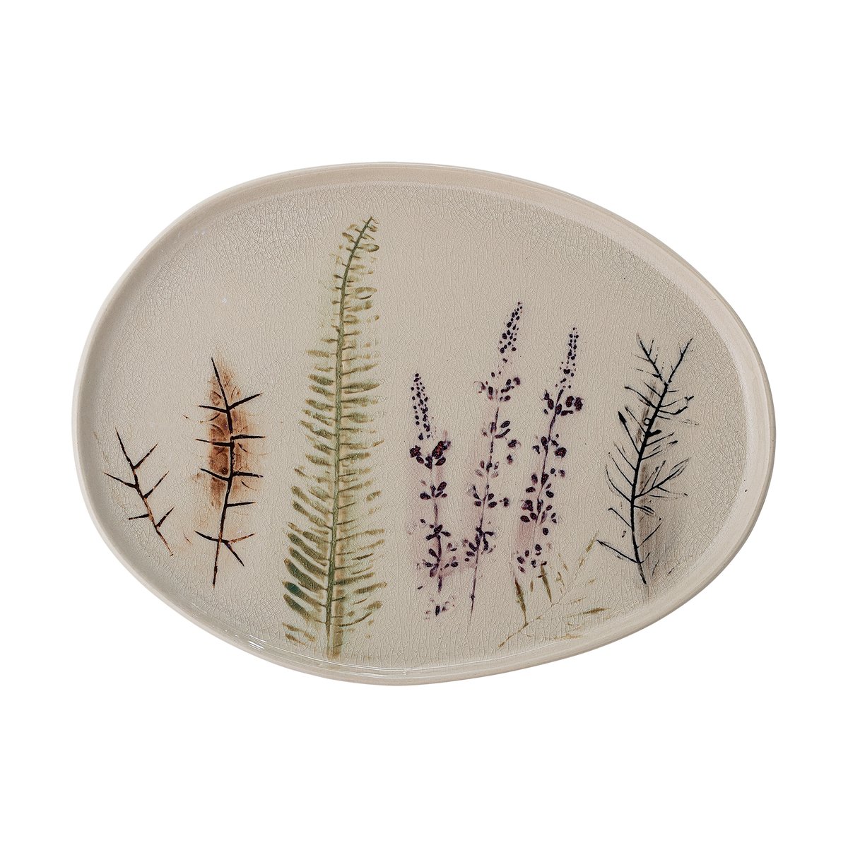 Bloomingville - Bea serveringsfat 34,5x26 cm natur