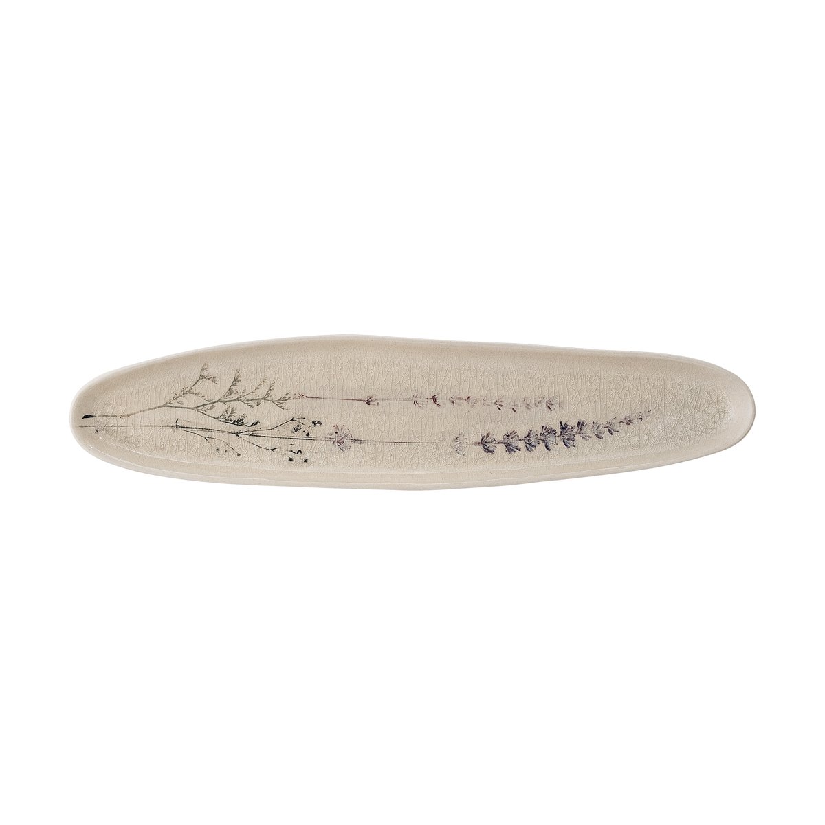 Bloomingville - Bea serveringsfat 35,5x8 cm natur