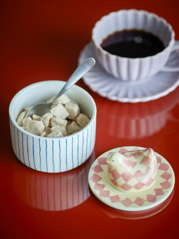 Biona skål med lokk Ø11 cm - Rose - Bloomingville