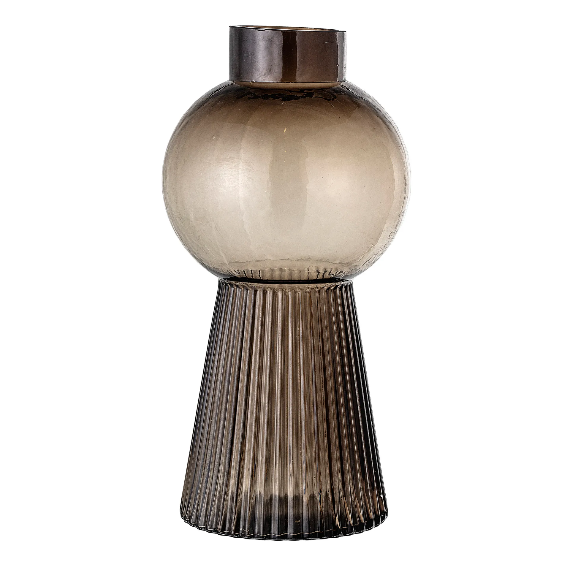 Bloomingville glassvase 33,5 cm, Brun Bloomingville
