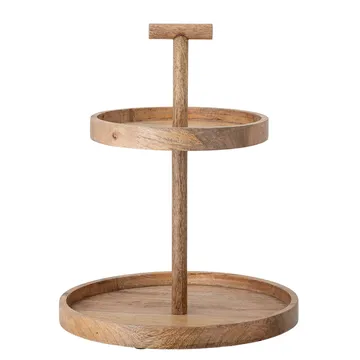 Bloomingville kakefat mangotre 41,5 cm - Brun - Bloomingville