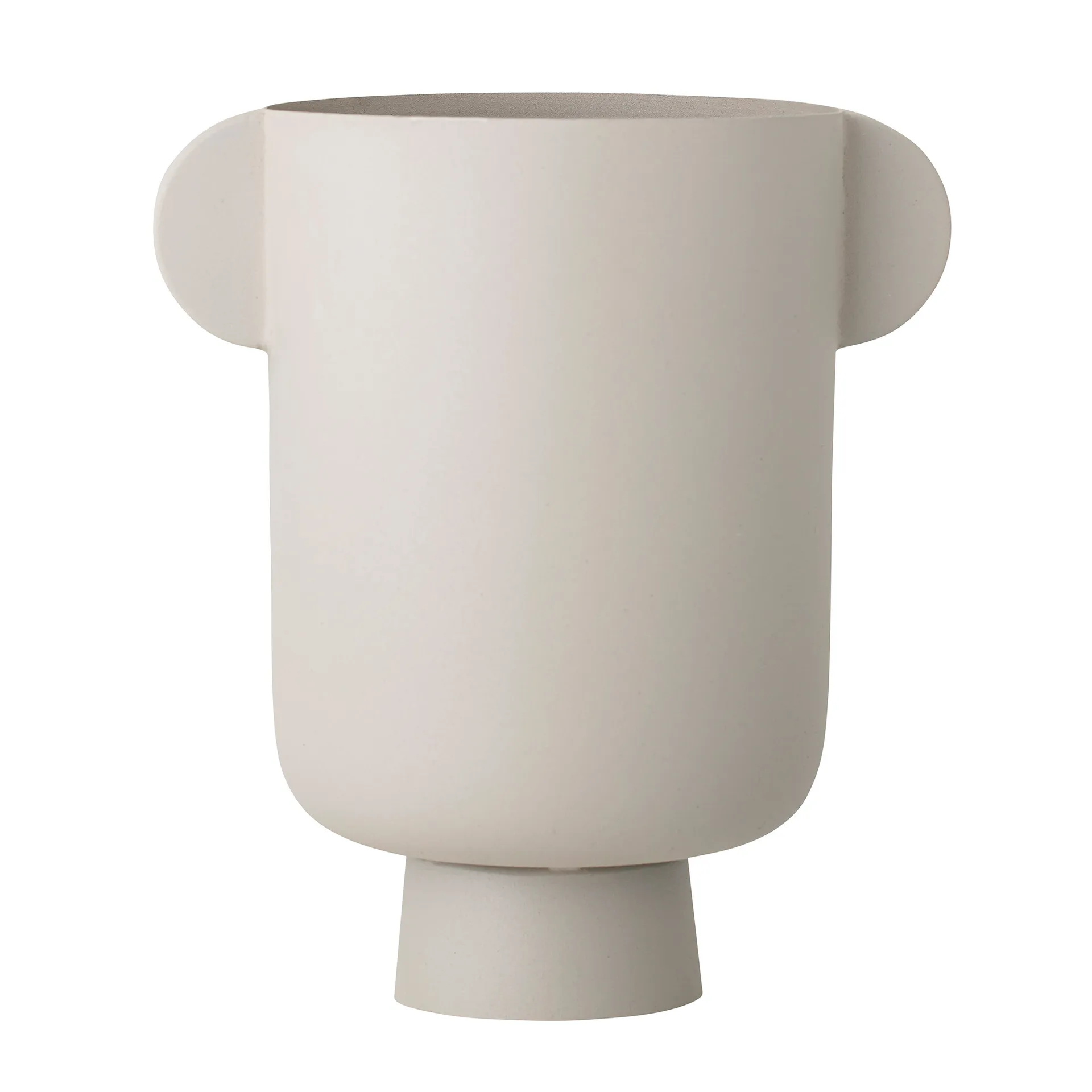 Bloomingville metallvase 29 cm, Grå Bloomingville