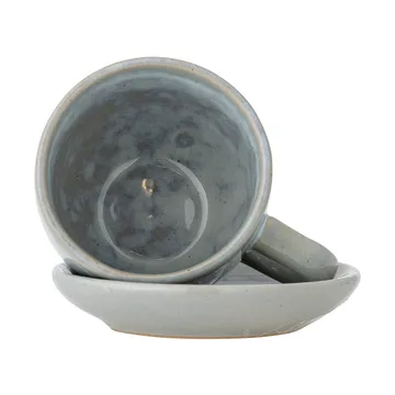 Brenta kopp med skål 4-pakning - Blå - Bloomingville