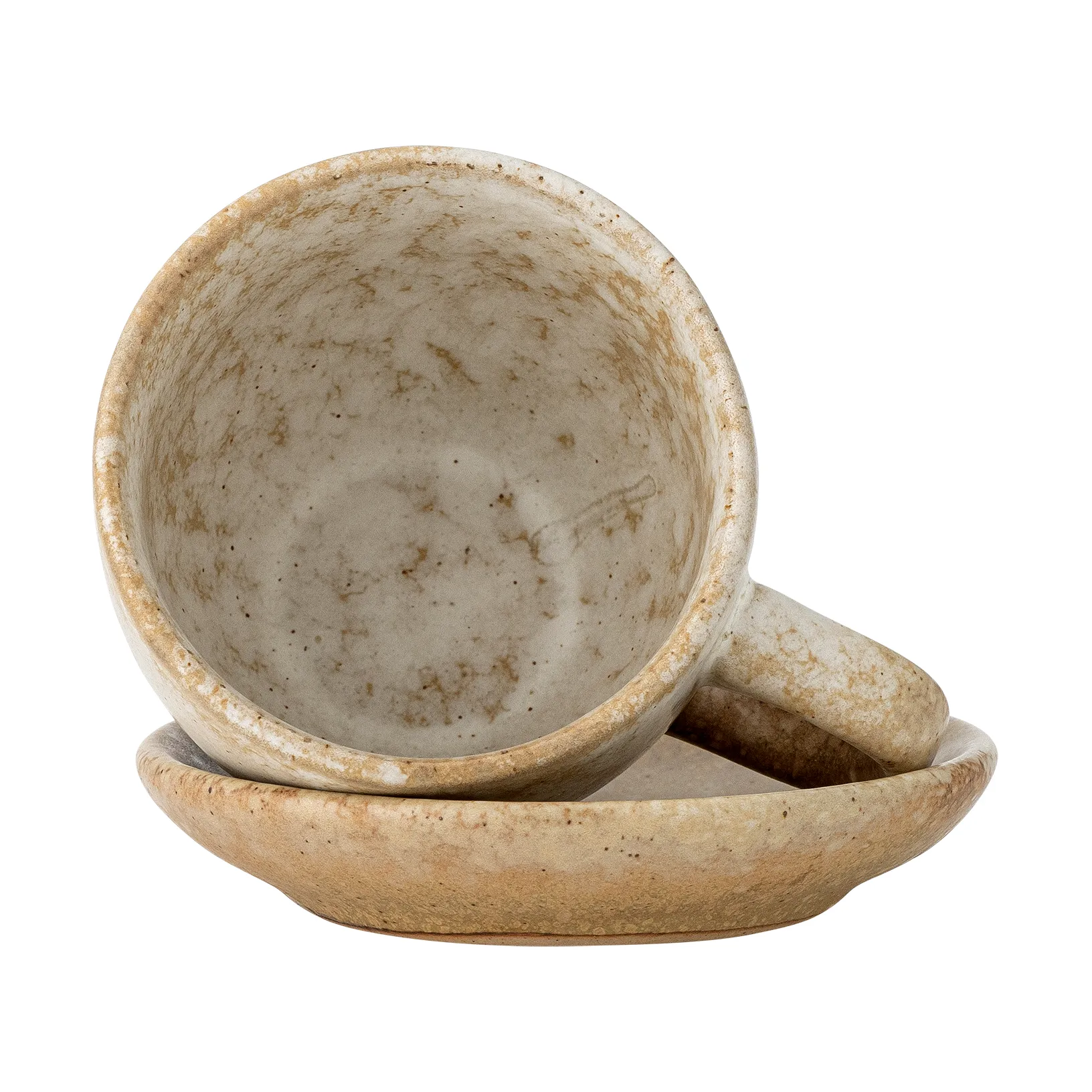 Brenta kopp med skål 4-pakning, Natur Bloomingville