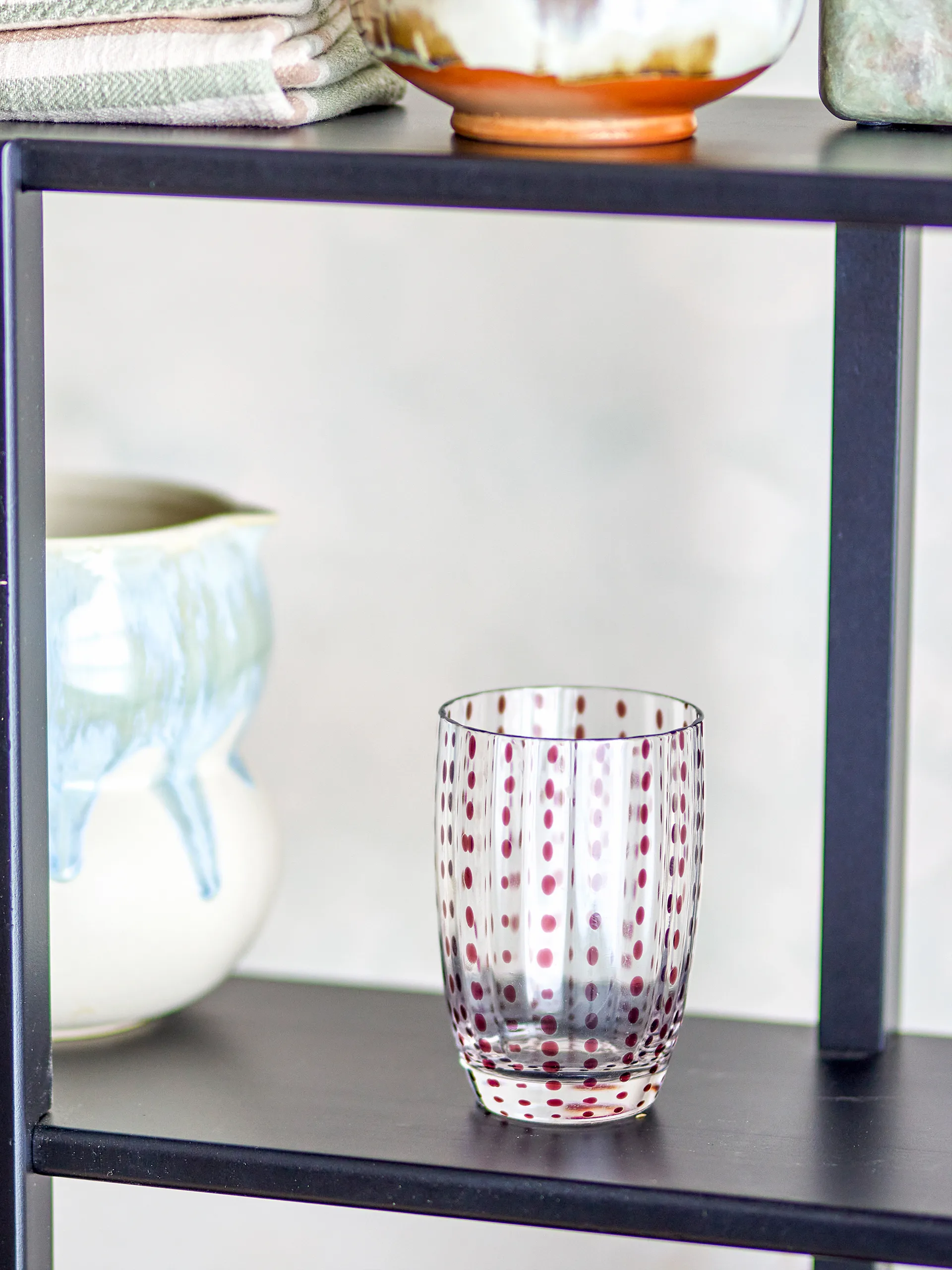 Brinley drikkeglass 4-pakning, Brun Bloomingville