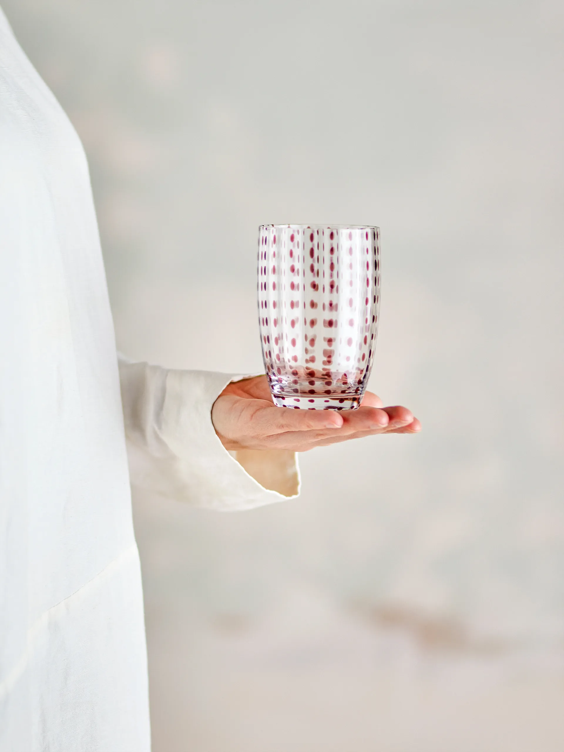 Brinley drikkeglass 4-pakning, Brun Bloomingville