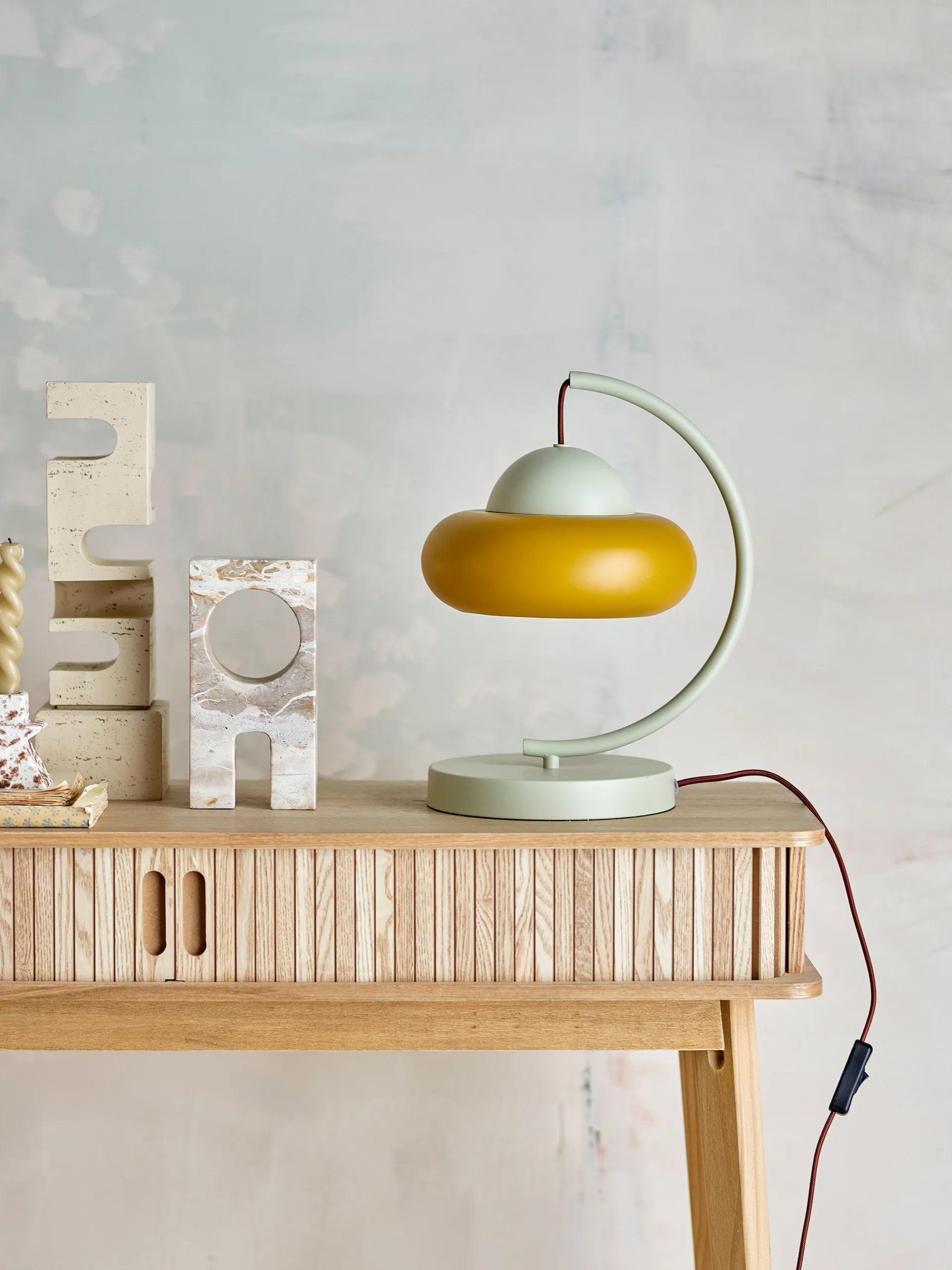 Bubble bordlampe 27x34,5 cm, Natur Bloomingville