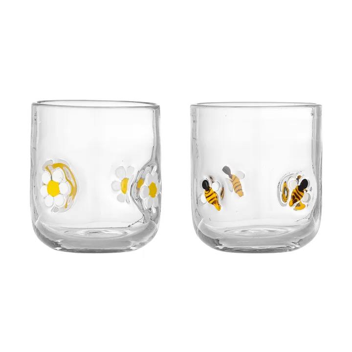 Buzz drikkeglass - Klar, 2 deler - Bloomingville