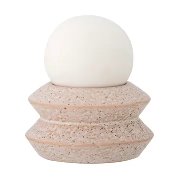 Capella bærbar bordlampe Ø10x11 cm - White double - Bloomingville