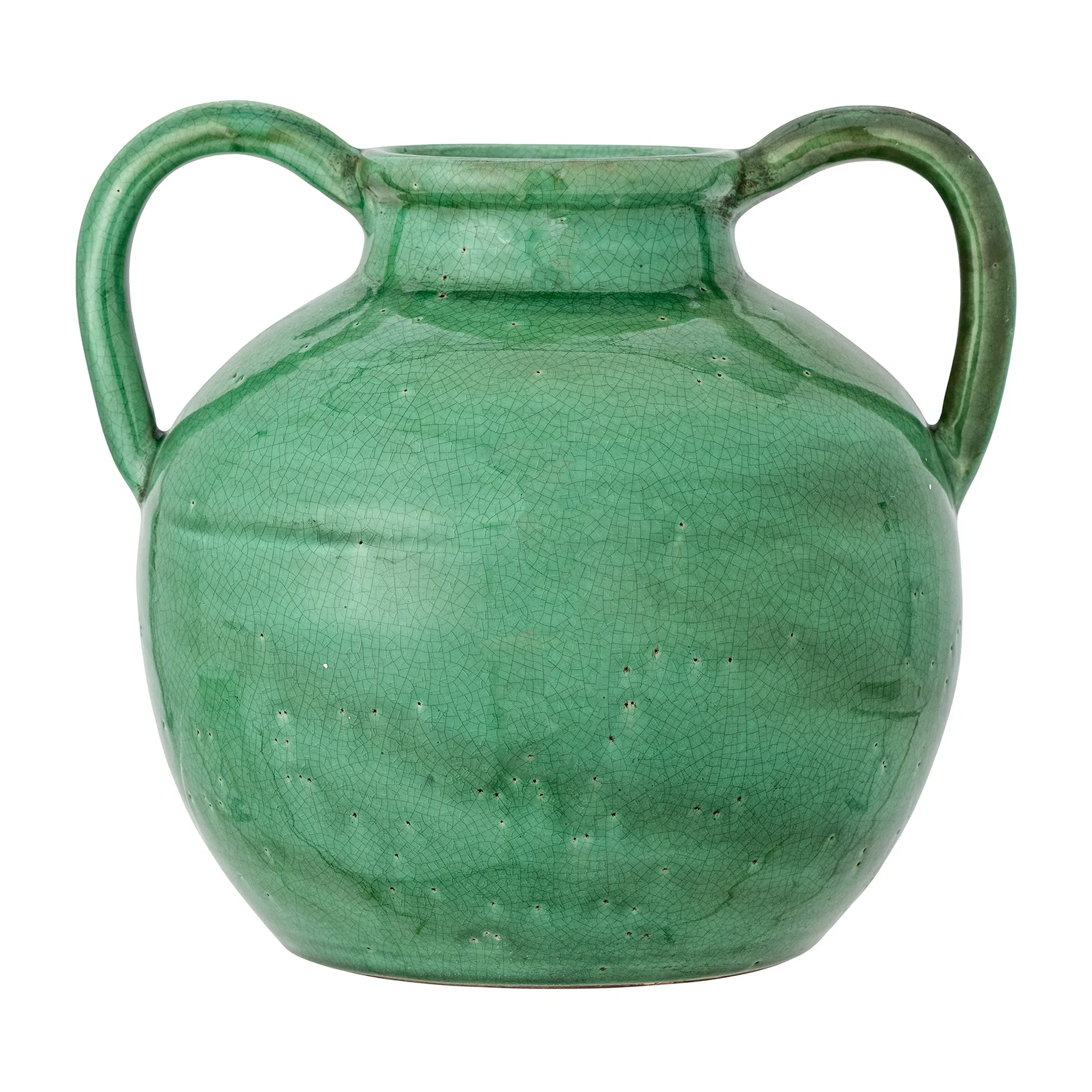 Cham Deco vase 25,5 cm, Grønn terrakotta Bloomingville