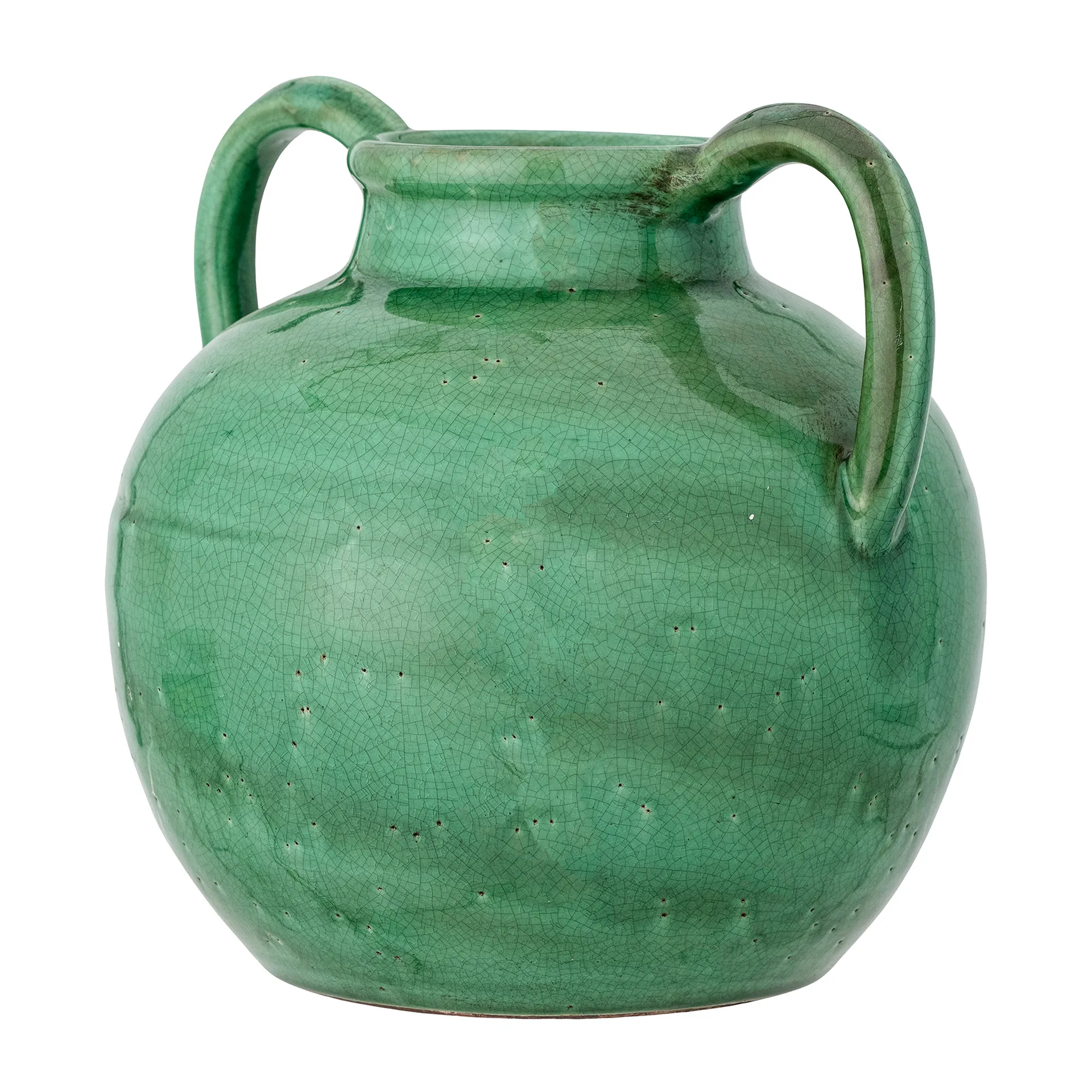 Cham Deco vase 25,5 cm, Grønn terrakotta Bloomingville
