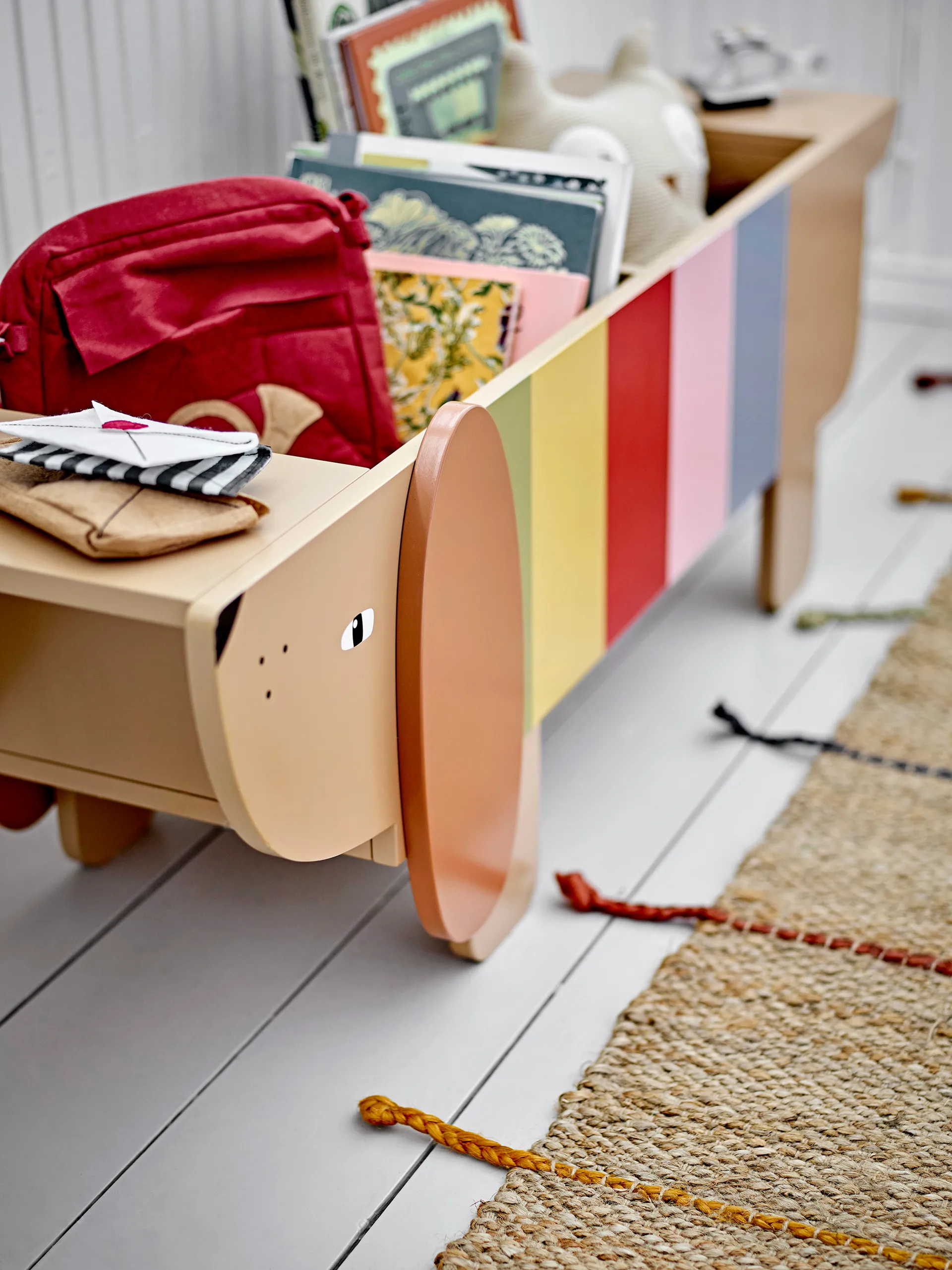 Charlie bokstativ, Brown-multi Bloomingville