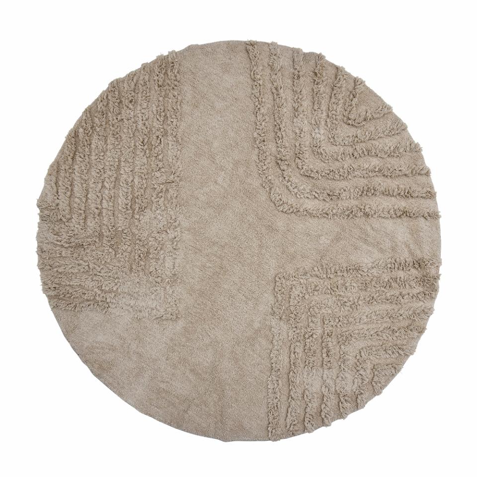 Bloomingville Clarie teppe Ø180 cm Brun