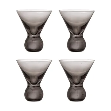 Corliss cocktailglass 4-pakning - Grå - Bloomingville