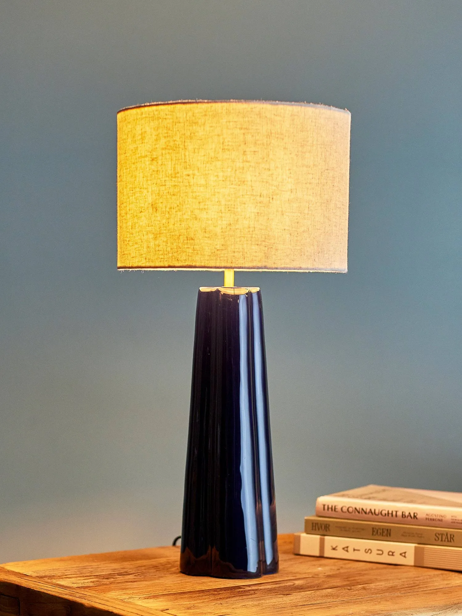 Cornelie bordlampe, Blue, Ø30 cm Bloomingville
