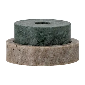 Dalin lysestake Ø 10 cm - Grønn marmor - Bloomingville