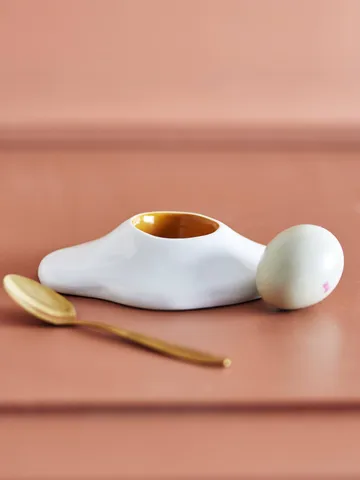 Eggert eggekopp - Hvit - Bloomingville