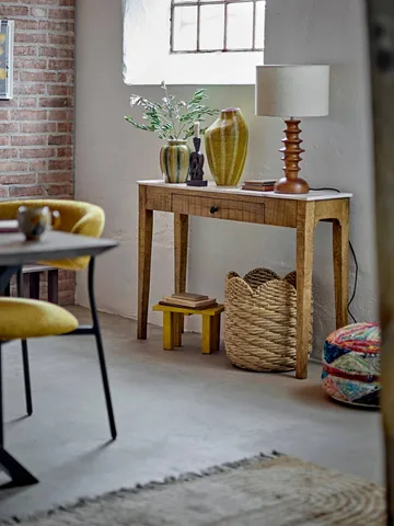 Elinora bordlampe - Brown, Ø30 cm - Bloomingville