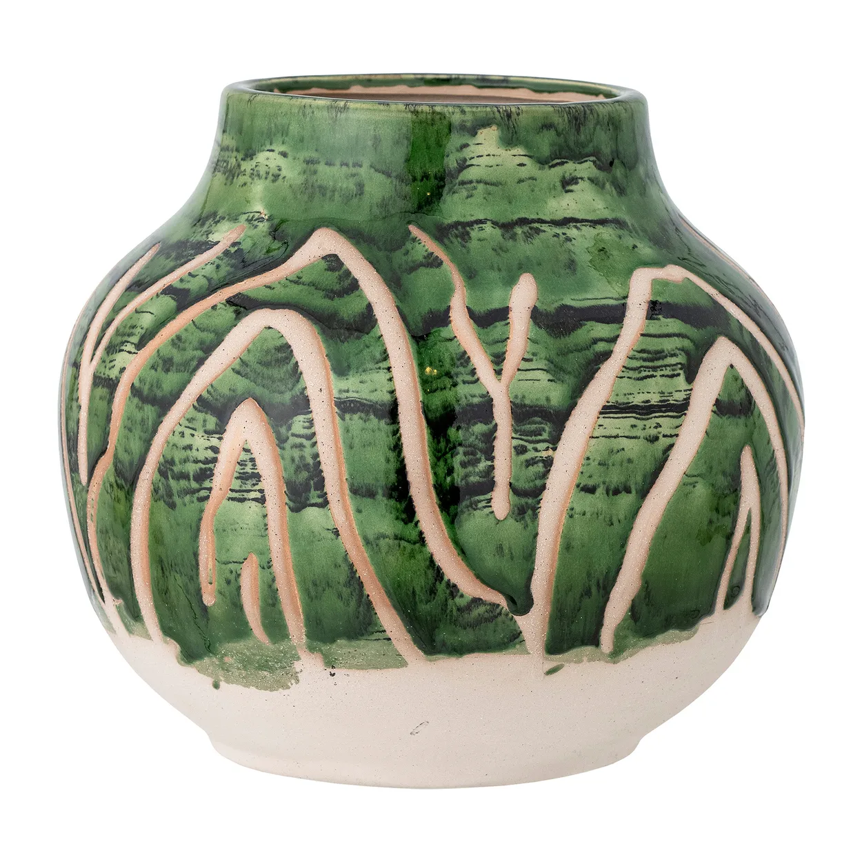 Bloomingville Eliya vase 21 cm Grønn