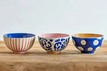Eviaya skål - Multi, 3 deler - Bloomingville