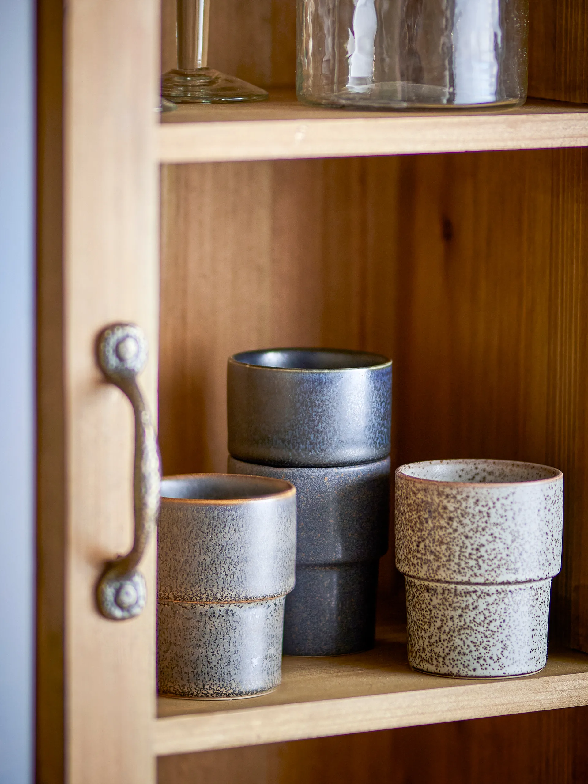 Ewan kopp 4-pakning, Brun Bloomingville