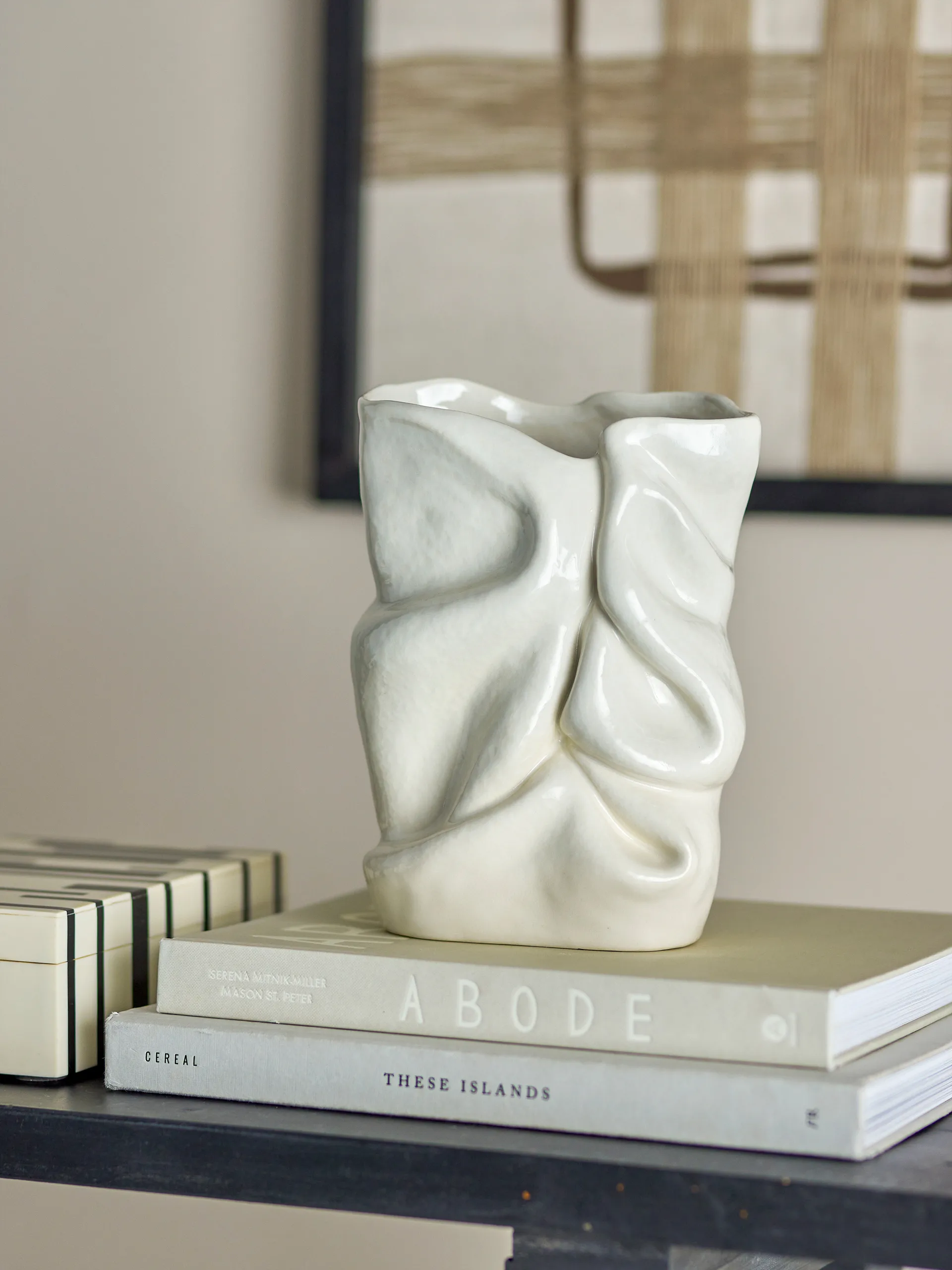 Fabrice vase 21,5 cm, Hvit Bloomingville