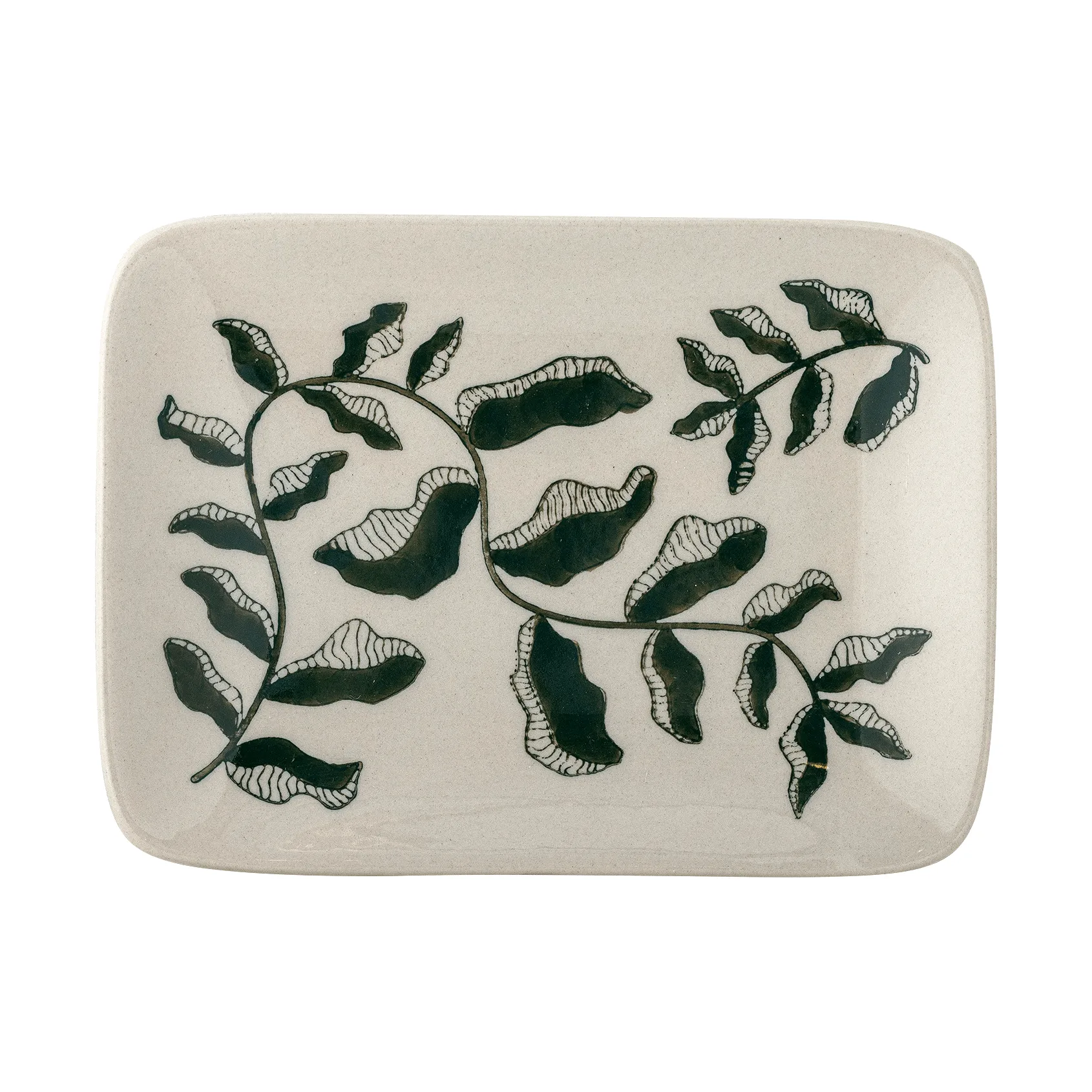 Fauni asjett, Grønn, 15x11,5 cm Bloomingville